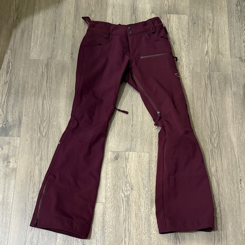 Oakley Burgundy Ski Pants